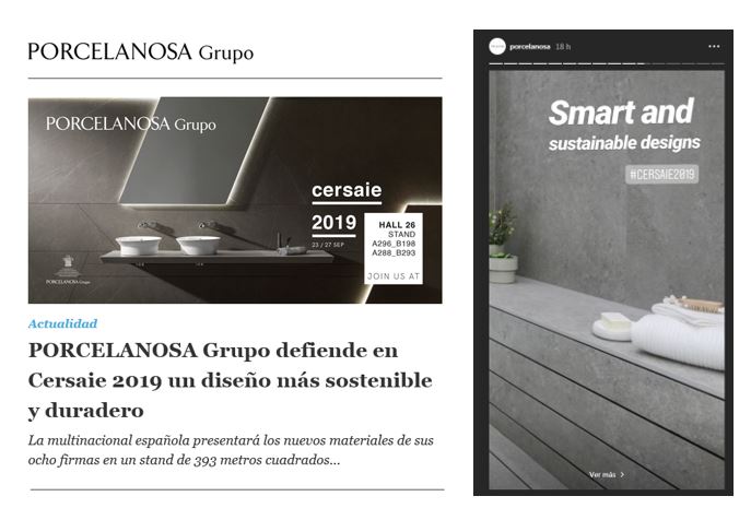 porcelanosa marketing verde