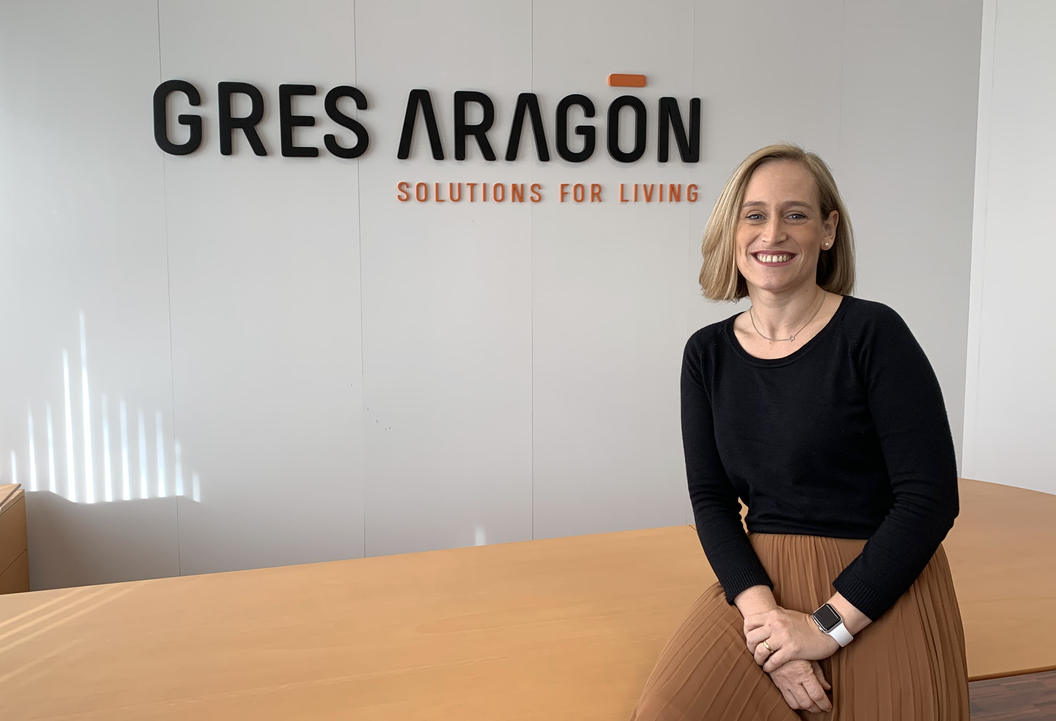 Elena Valenzuela, Responsable de marketing y comunicación de Gres Aragón VIGILANCER